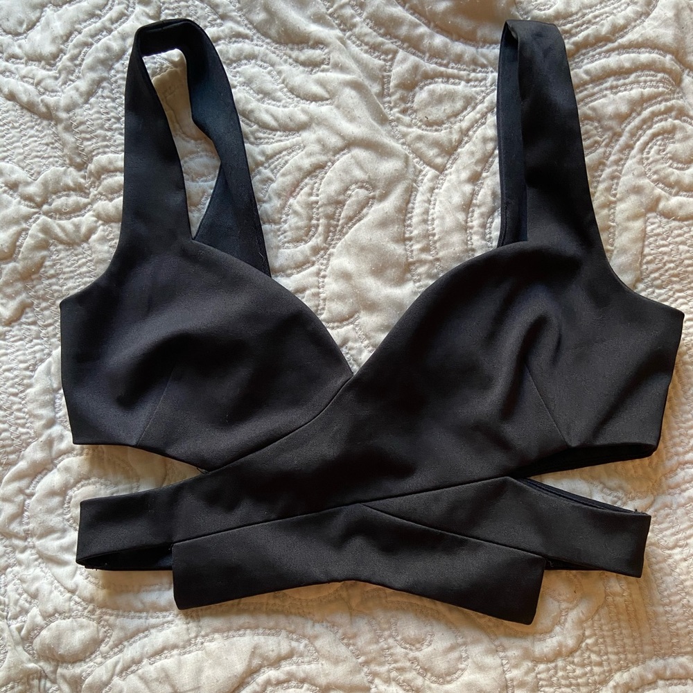 Black party top
